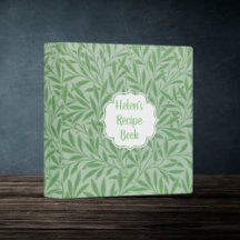 William Morris green Willow 3 Ringbinder
