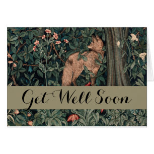 William Morris Greenery Fox Wildlife