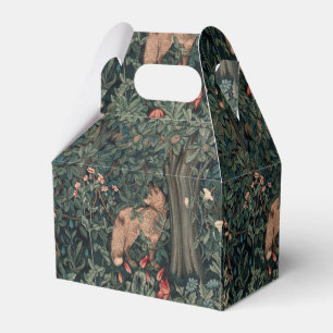 William Morris Greenery Fox Wildlife Geschenkschachtel