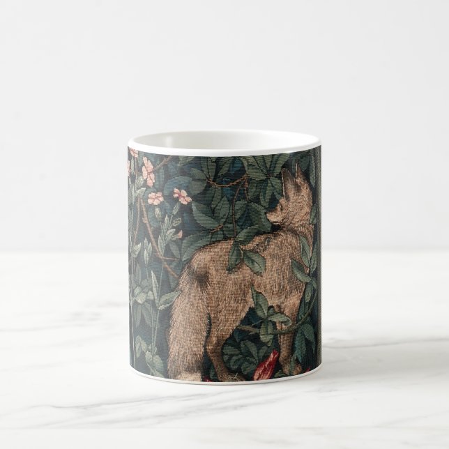 William Morris Greenery Fox Wildlife Kaffeetasse (Mittel)