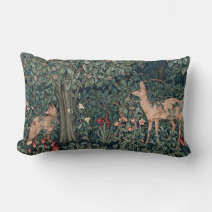 William Morris Greenery Fuchs Wildtier Kunst Lendenkissen