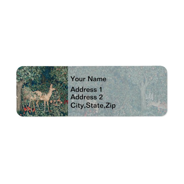 William Morris Greenery Wald Tier Botanisch (Vorne)