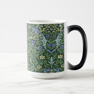 William Morris Grüne Florale Vintage Weiße Gänsebl Verwandlungstasse