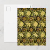 William Morris Grüne Tulpen-Lilien-Tapete