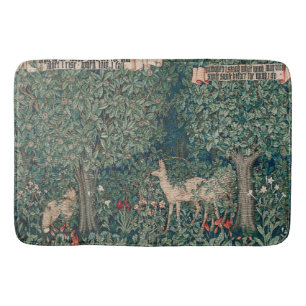 William Morris Grünwald Wald Tier Botanisch Badematte