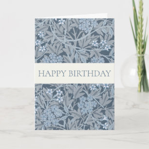 WILLIAM MORRIS "HAPPY BIRTHDAY" GREETING CARD KARTE