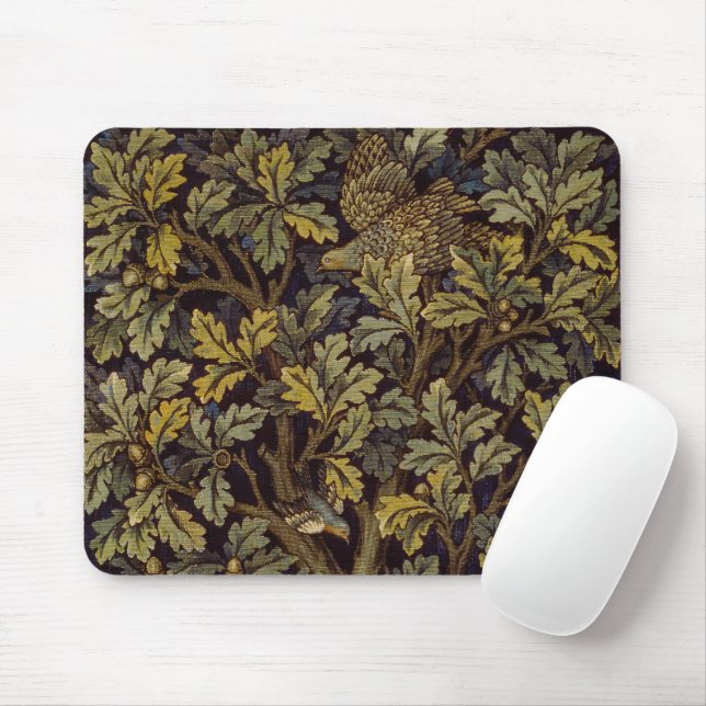 William Morris  Henne Fasan Vogel Baum Botanisch Mousepad (Mit Mouse)