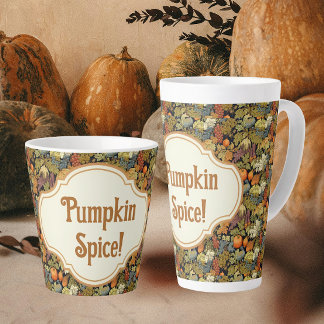 William Morris Herbst-Kürbis-Gewürz Personalisiert Milchtasse