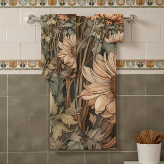 William Morris Herbstblumen Badhandtuch Set