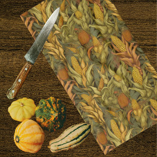 William Morris Herbstmais Retro Geschirrtuch