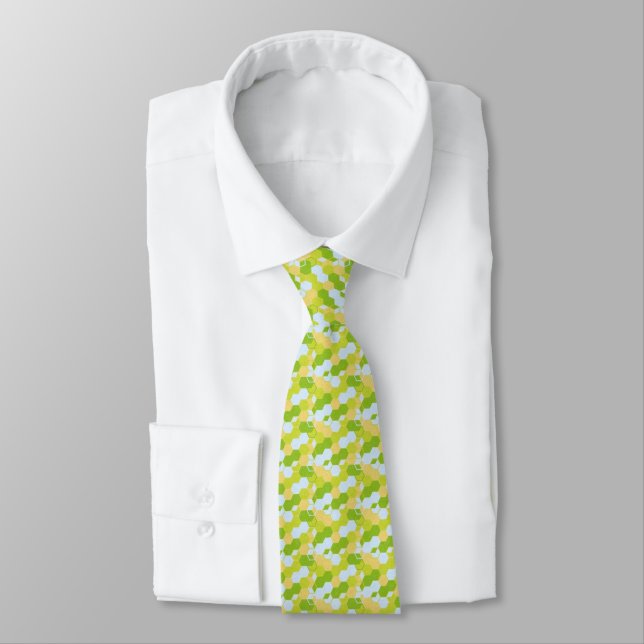 William Morris Hex Mesh Satin Twenty Necktie Krawatte (Gebunden)