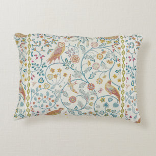 William Morris - Hintergrund und Berries Dekokissen