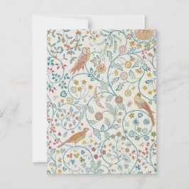William Morris - Hintergrund und Berries Postkarte