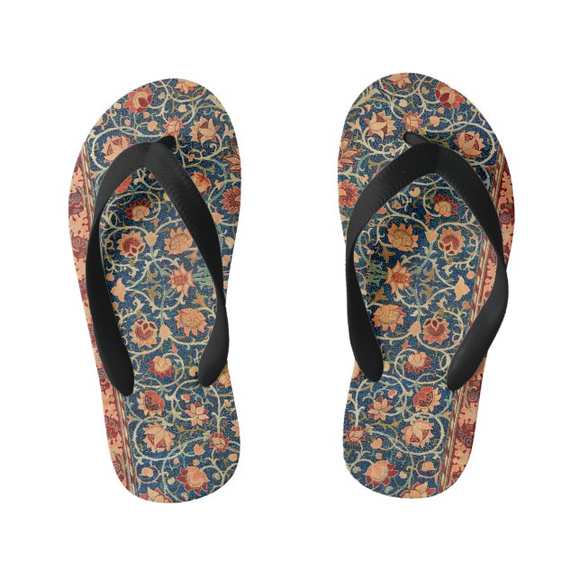 William Morris Holland Park Carpet Pattern Kinderbadesandalen (Fußbett)