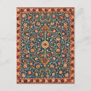 William Morris Holland Park Carpet Pattern Postkarte