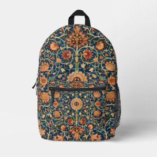 William Morris Holland Parkteppich Vintag Bedruckter Rucksack
