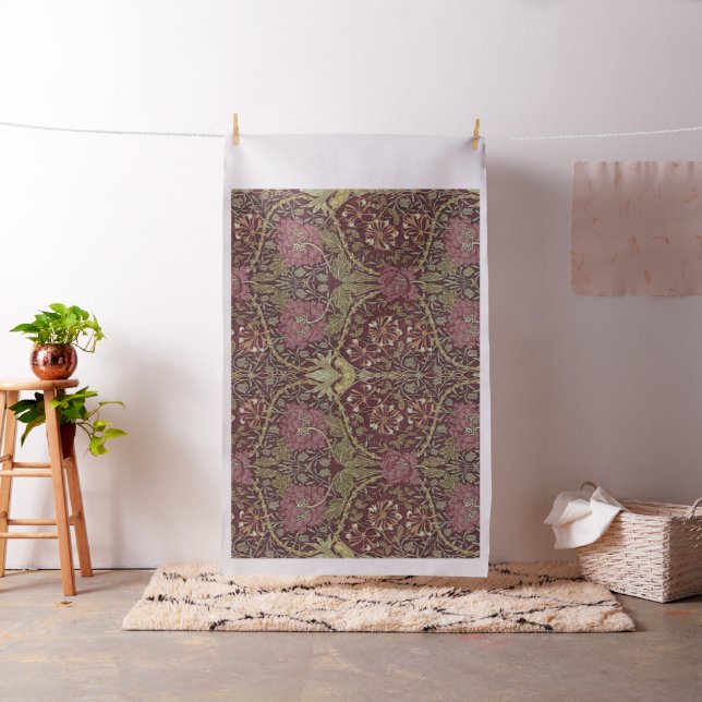 William Morris, Honeysuckle, Blumenmuster, Kunst Stoff (Beispiel)