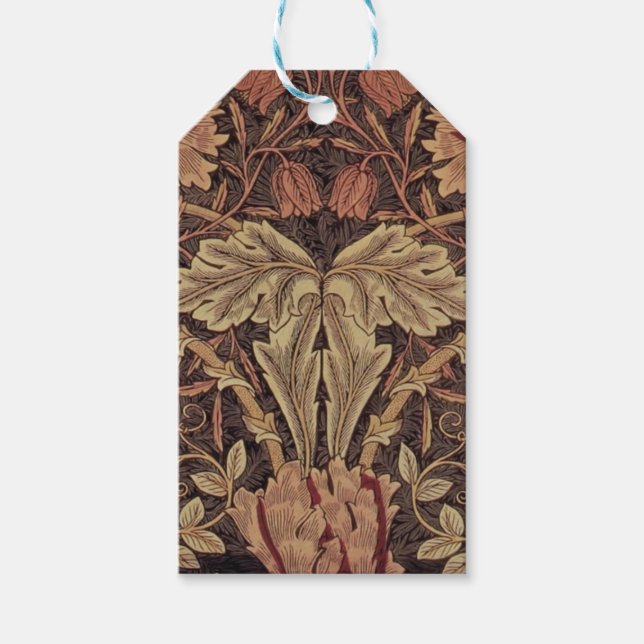 William Morris Honeysuckle Classic Geschenkanhänger (Vorderseite)