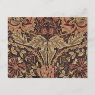 William Morris Honeysuckle Classic Postkarte