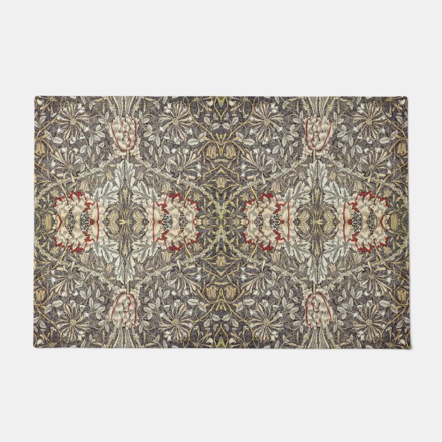 William Morris Honeysuckle Design Fußmatte (Vorderseite)