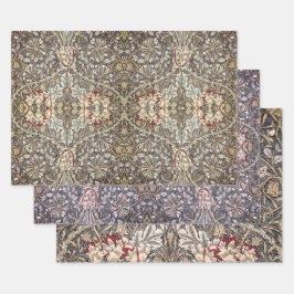 William Morris Honeysuckle Design Geschenkpapier Set