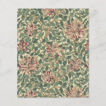 William Morris, Honeysuckle Floral Scrapbook Paper