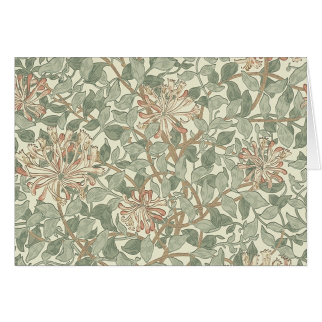 William Morris Honeysuckle Green (Vorderseite (Horizontal))
