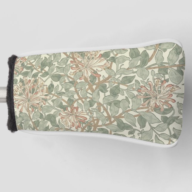 William Morris Honeysuckle Green Golf Headcover (Vorderseite)