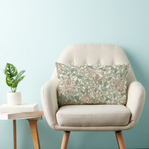 William Morris Honeysuckle Green Lendenkissen