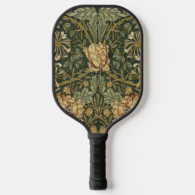 William Morris Honeysuckle Green Pickleball Schläger (Vorderseite)