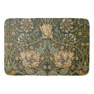 William Morris Honeysuckle Green Yellow Badematte