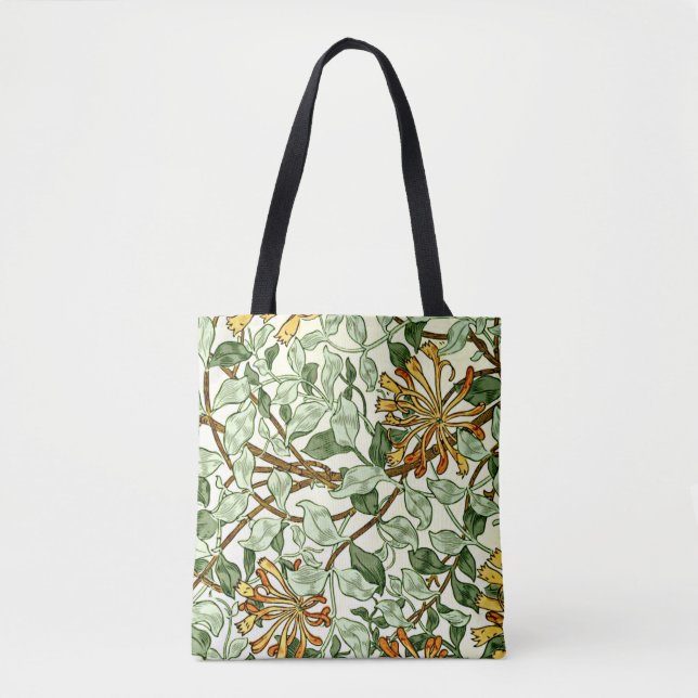 William Morris - Honeysuckle in Green und Gold (Vorderseite)