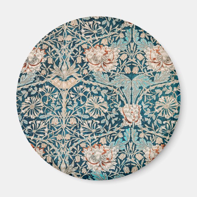 William Morris Honeysuckle Muster 1876 Magnet (Vorne)