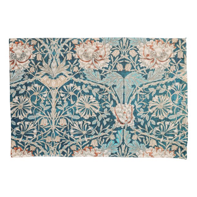 William Morris Honeysuckle pattern 1876 Kissenbezug (Vorderseite-Links)