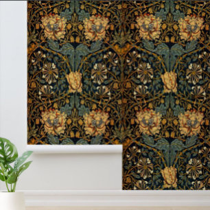 William Morris Honeysuckle Pattern Tapete