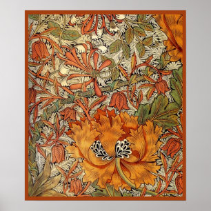 William Morris Honeysuckle Poster