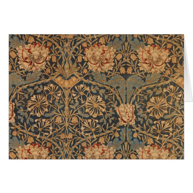 William Morris Honeysuckle Rich Wallpaper (Vorderseite (Horizontal))