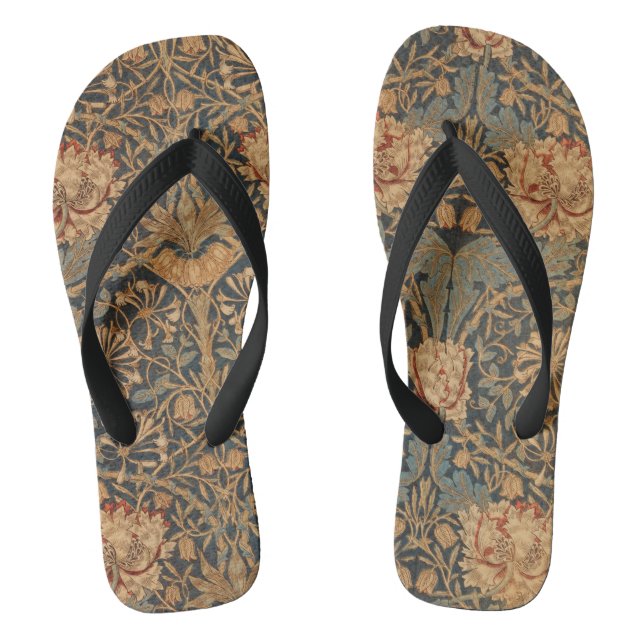 William Morris Honeysuckle Rich Wallpaper Flip Flops (Fußbett)