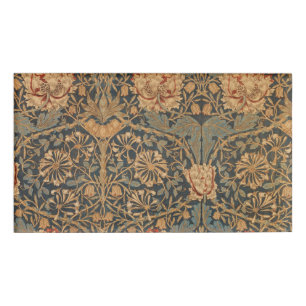 William Morris Honeysuckle Rich Wallpaper Namenschild