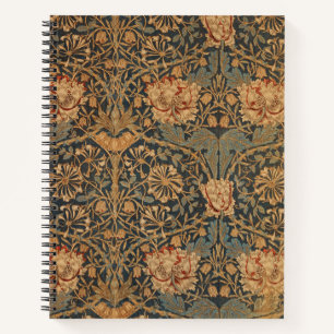 William Morris Honeysuckle Rich Wallpaper Notizbuch