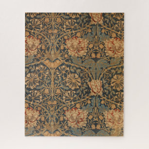 William Morris Honeysuckle Rich Wallpaper Puzzle