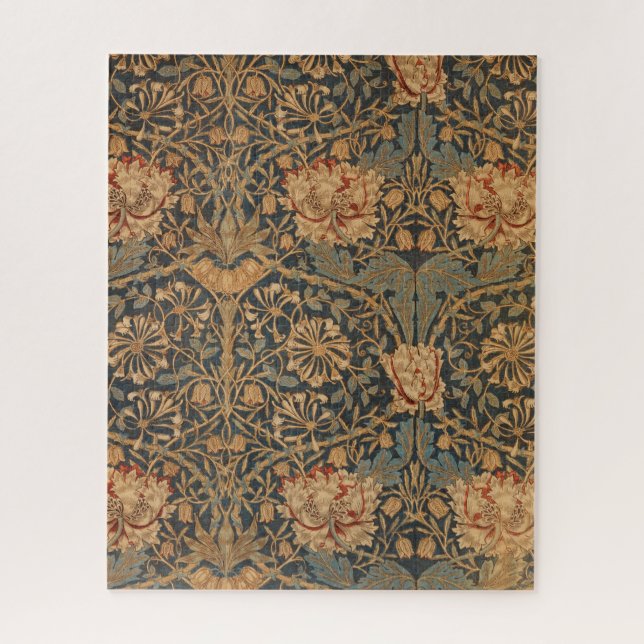 William Morris Honeysuckle Rich Wallpaper Puzzle (Vertikal)