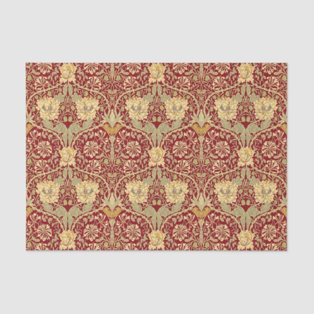 William Morris Honeysuckle Tissue Paper Seidenpapier (Vorderseite)