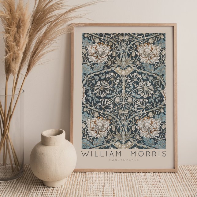 William Morris Honeysuckle Wall Art Print Poster (Von Creator hochgeladen)
