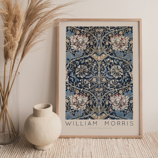 William Morris Honeysuckle Wall Art Print Poster (Von Creator hochgeladen)