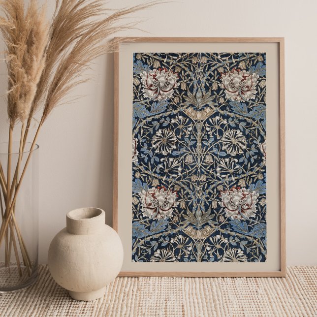 William Morris Honeysuckle Wallpaper Art Print Poster (Von Creator hochgeladen)