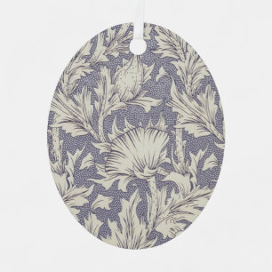 William Morris Horn Mohn Wallpaper-Druck: Vintage Ornament Aus Metall