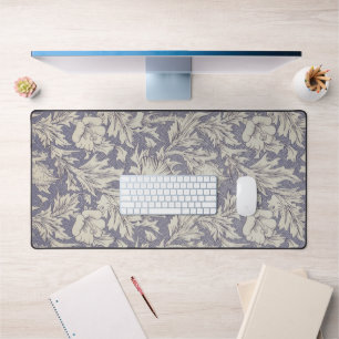William Morris Horn Mohn Wallpaper-Druck: Vintage Schreibtischunterlage