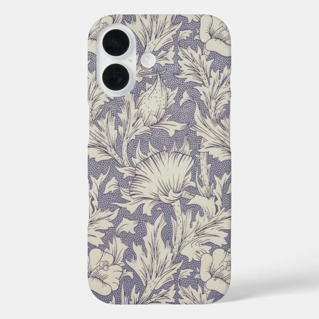 William Morris Horn Poppy Classic Floral Case-Mate iPhone Hülle (Rückseite)
