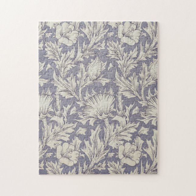 William Morris Horn Poppy Classic Floral Puzzle (Vertikal)